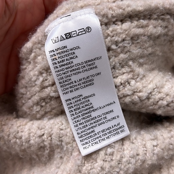 Sleeping on Snow Anthropologie sweater cardigan cream sz S - Picture 5 of 6